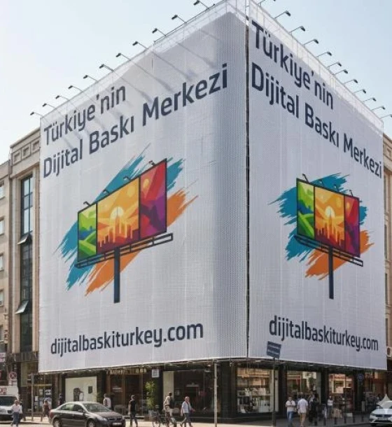 Mech Delikli Vinil Baskı - Dijital Baskı Türkiye