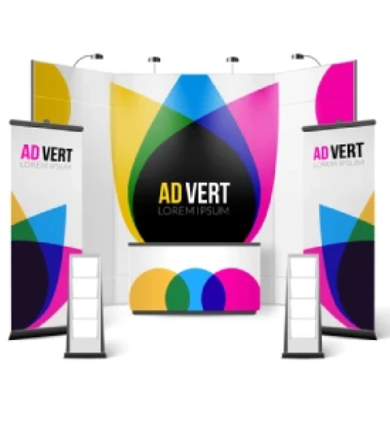 ÖRÜMCEK STAND 300X300CM - Dijital Baskı Türkiye